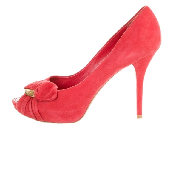 Authentic Louis Vuitton suede pumps - Picture 10 of 12